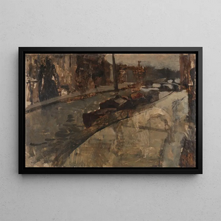 George Hendrik Breitner - Prinsengracht near Lauriergracht Amsterdam.webp