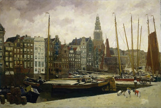 George Hendrik Breitner - The Damrak Amsterdam.webp