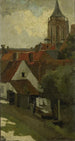 Die Gorkum-Turm - George Hendrik Breitner — Ansicht des Kunstwerks