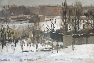 George Hendrik Breitner - View of the Oosterpark Amsterdam in the Snow.webp