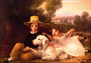 George Henry Harlow - Portrait of Two Children.webp