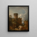 Château de Conway - George Howland Beaumont — gerahmtes Bild an der Wand