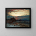 Ein Winterhimmel - George Inness — gerahmtes Bild an der Wand