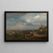 Tempête approchant des collines albaines - George Inness — gerahmtes Bild an der Wand