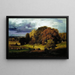 Chênes d'automne - George Inness — gerahmtes Bild an der Wand