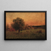 Kühe auf einem Feld - George Inness — gerahmtes Bild an der Wand