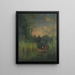 Abenddämmerung in den Schilfgräsern - George Inness — gerahmtes Bild an der Wand