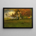 Beginn des Herbstes in Montclair - George Inness — gerahmtes Bild an der Wand