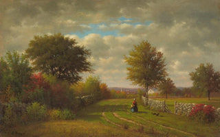 George Inness - Going To Market.webp