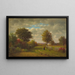 Aller au marché - George Inness — gerahmtes Bild an der Wand