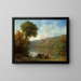 Lac Nemi - George Inness — gerahmtes Bild an der Wand