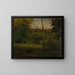 Blick auf den Fluss - George Inness — gerahmtes Bild an der Wand