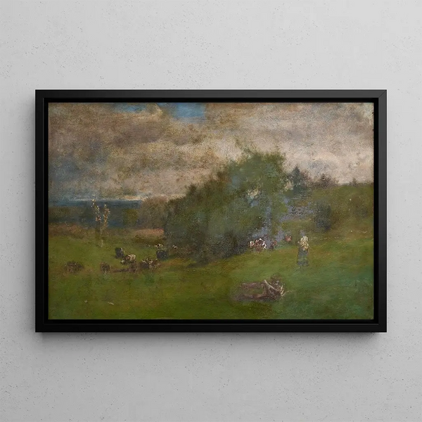 Montclair - George Inness — gerahmtes Bild an der Wand