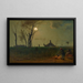 Klarer Mond in Virginia - George Inness — gerahmtes Bild an der Wand