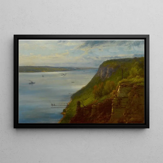 George Inness - Palisades on the Hudson.webp