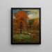 L'étang du moulin - George Inness — gerahmtes Bild an der Wand