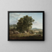 Der Holzfäller - George Inness — gerahmtes Bild an der Wand