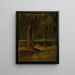 Fluss mit Forellen in North Conway - George Inness — gerahmtes Bild an der Wand