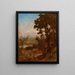 Tal der bei Perugia - George Inness — gerahmtes Bild an der Wand