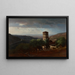 Vue de Rome depuis Tivoli - George Inness — gerahmtes Bild an der Wand