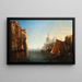Morgen am Großen Kanal in Venedig - George Loring Brown — gerahmtes Bild an der Wand