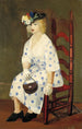 Die gepunktete Robe - George Luks — Ansicht des Kunstwerks
