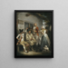 Trepanation eines Rekruten - George Morland — gerahmtes Bild an der Wand