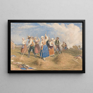 George Robert Lewis - Haymakers in a Field.webp
