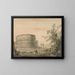 Kolosseum in Rom mit Bogen auf der linken Seite - George Robertson — gerahmtes Bild an der Wand