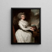 Charlotte Mme Thomas Raikes - George Romney — gerahmtes Bild an der Wand