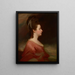 Portrait von Harriet Blanchard - George Romney — gerahmtes Bild an der Wand