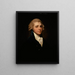 Portrait von Richard Palmer - George Romney — gerahmtes Bild an der Wand