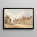 Das Dorf Chiddingstone, Kent - George Shepheard — gerahmtes Bild an der Wand