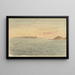 L'entrée des têtes à Hobsons Bay - George Sherriff — gerahmtes Bild an der Wand