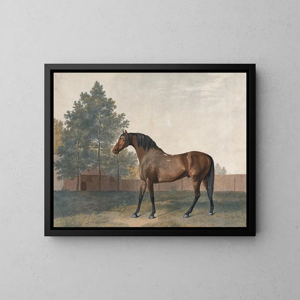 Enclume - George Stubbs — gerahmtes Bild an der Wand