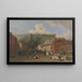 Ansicht von Thames Street in Windsor - George Vincent — gerahmtes Bild an der Wand