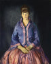 Emma in lila Kleid - George Wesley Bellows — Ansicht des Kunstwerks