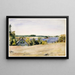 Die Bucht von Gardiners von Sag Harbor - George Wesley Bellows — gerahmtes Bild an der Wand