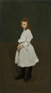 Kleine Mädchen in Weiß Queenie Burnett - George Wesley Bellows — Ansicht des Kunstwerks