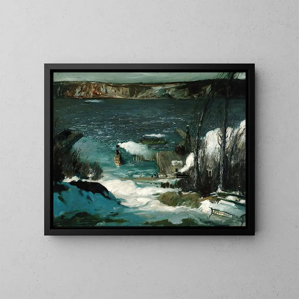 Rivière du Nord - George Wesley Bellows — gerahmtes Bild an der Wand