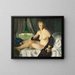 Akt mit Fächer - George Wesley Bellows — gerahmtes Bild an der Wand