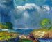 Die kommende Sturm - George Wesley Bellows — Ansicht des Kunstwerks