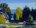 Der Gehölzbereich von Monhegan - George Wesley Bellows — Ansicht des Kunstwerks