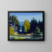 Der Gehölzbereich von Monhegan - George Wesley Bellows — gerahmtes Bild an der Wand