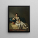 Nancy Parsons in türkischem Kleid - George Willison — gerahmtes Bild an der Wand