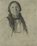 Ein Junge Arapahoe - George de Forest Brush — Ansicht des Kunstwerks