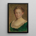 Nancy - George de Forest Brush — gerahmtes Bild an der Wand