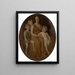 Portrait von Mme John J. Albright und ihren Kindern - George de Forest Brush — gerahmtes Bild an der Wand
