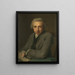 Portrait von Louis Métayer Phz Goldschmied und Kunstsammler - George van der Mijn — gerahmtes Bild an der Wand