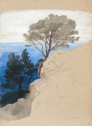 George von Hoesslin - Steilkste am Golf von Genua.webp